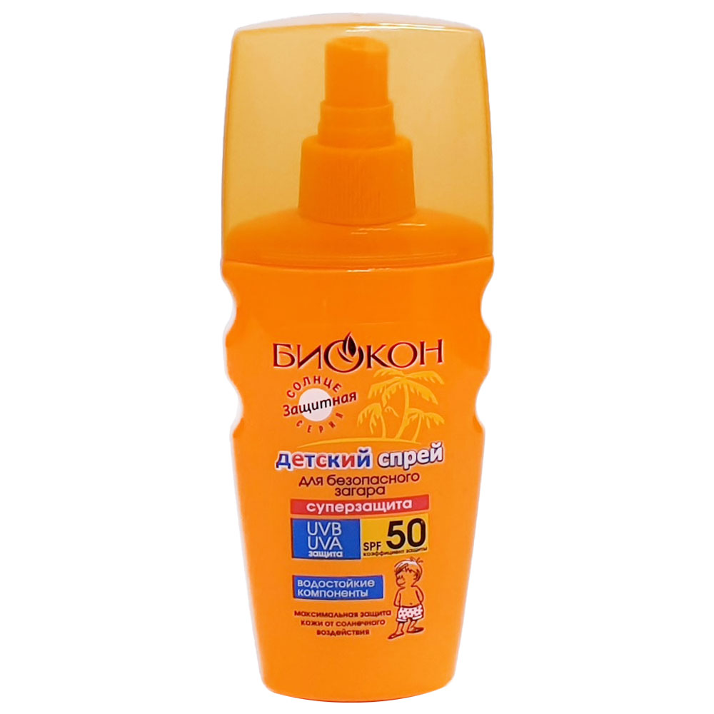 Биокон спрей с/з 160мл суперзащита детский SPF50