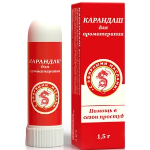 Карандаш д/ароматерапии 1,5г с эфирными маслами