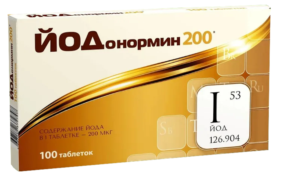 Йодонормин таб 200мкг №100
