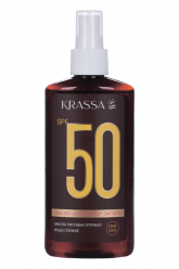 Красса масло д/загара 150мл СПФ 50 рисовые отруби